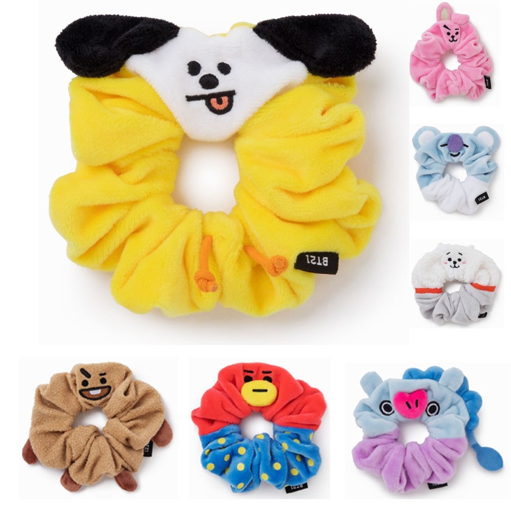 Jual BT21 x LINE FRIENDS /BTS - Character Hair Tie (Chimmy/Tata/Shooky ...