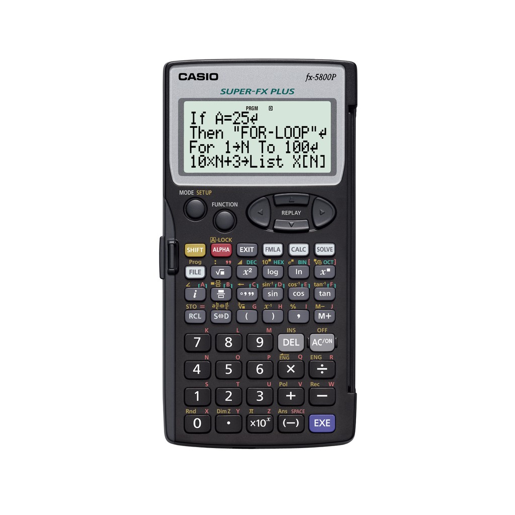CASIO KALKULATOR  FX-5800P - Kalkulator Sekolah/Kuliah - Programming - 664 fungsi (3)