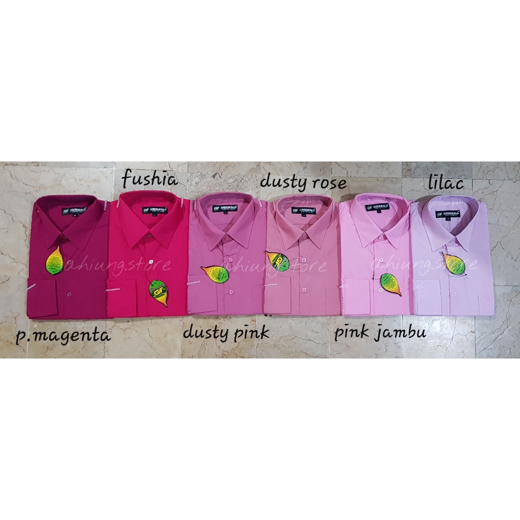 Kemeja Lengan Panjang Luludja Dusty Pink