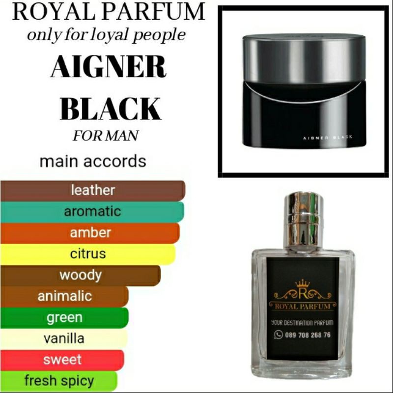 ROYAL PARFUM AROMA AIGNER BLACK 35 ML