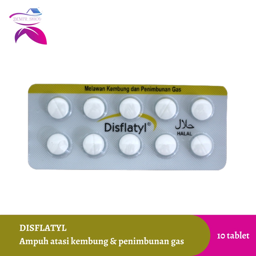 Jual Disflatyl Tablet Kunyah Obat Kembung - Strip | Shopee Indonesia