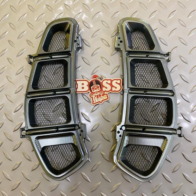 Jual Grill Glove Box Air Inlet OPTIMYSTIC Grey Vespa GT Series GTS GTV ...