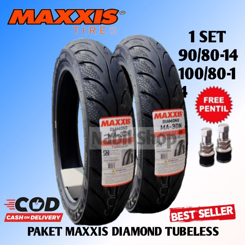 Jual Ban Tubeles Maxxis Diamond Free Pentil Shopee Indonesia