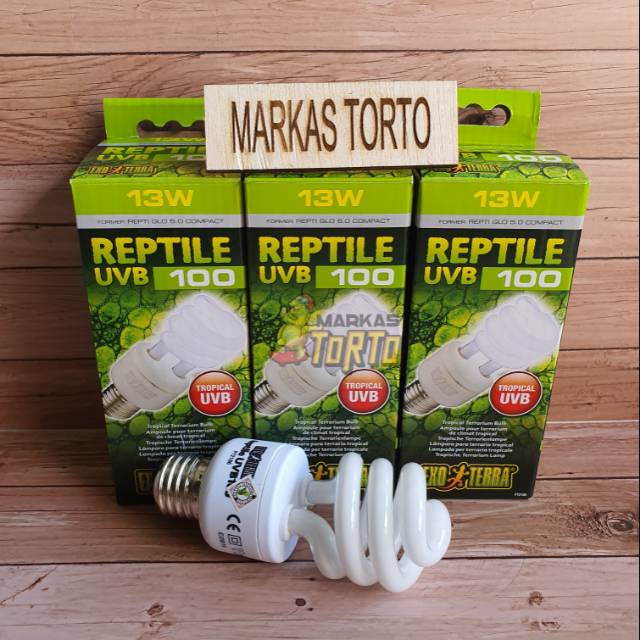 Jual Lampu Uvb Exoterra Uvb Watt Lampu Reptil Uvb Shopee