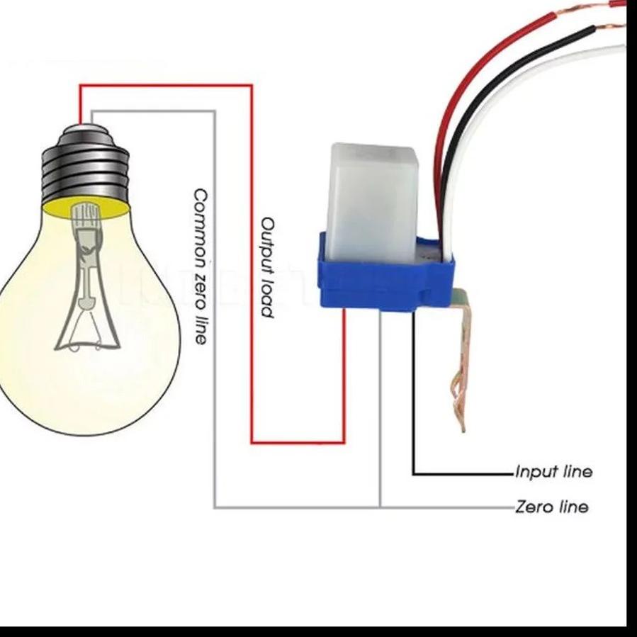 Jual Terlaris.. Sensor Cahaya Sensor Listrik Photo Foto Cell 10A AC ...