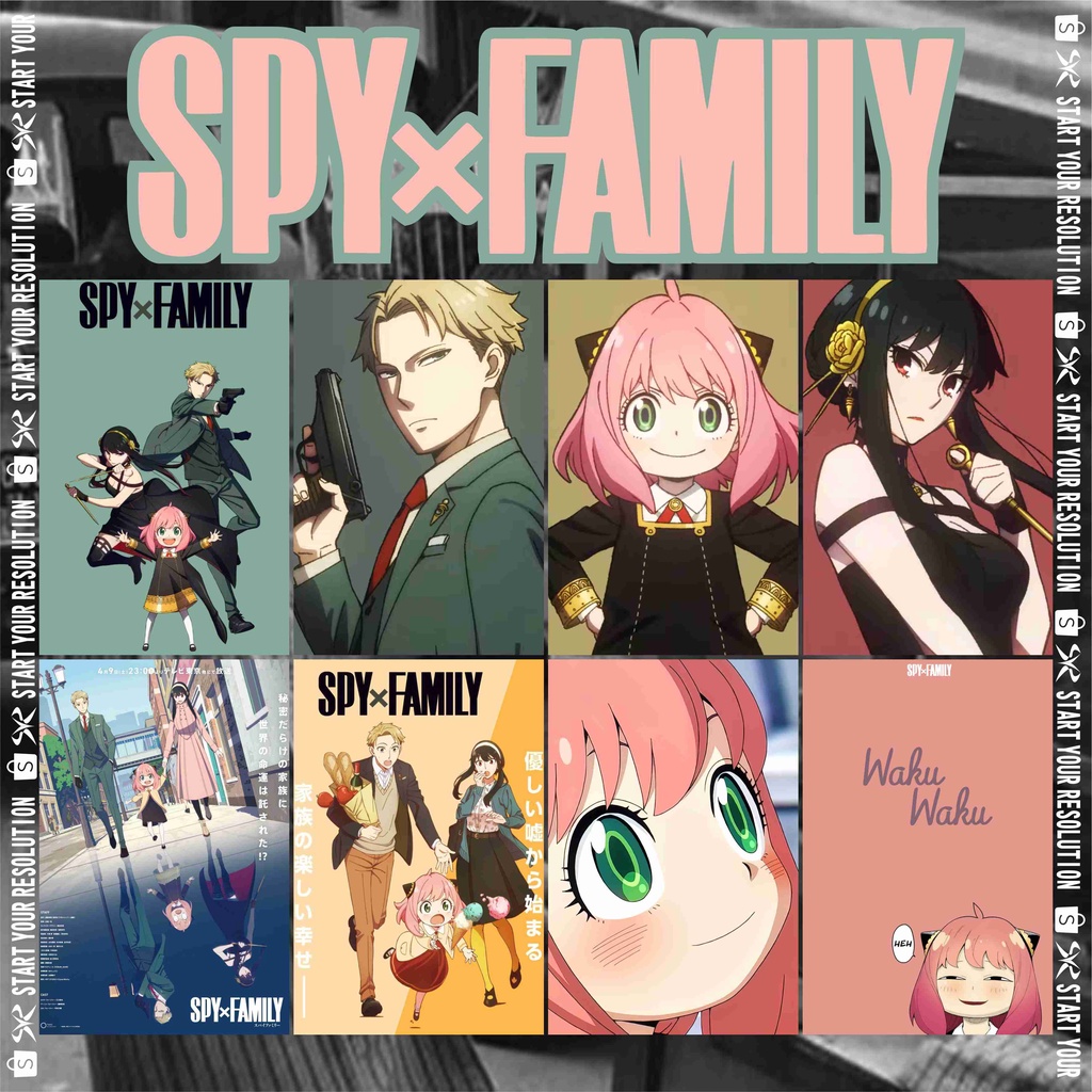 Jual Poster Anime & Manga SpyxFamily / Spy X Family / Anya Forger ...