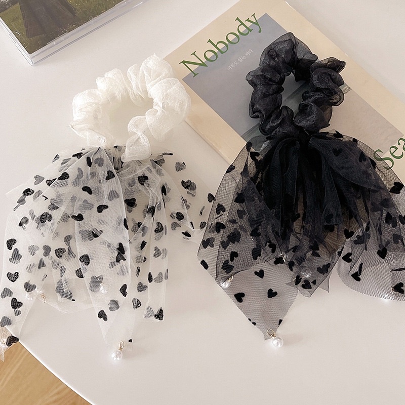 Jual Town Shell LOPLOP korean love scrunchy / scrunchie / scrunchies ...