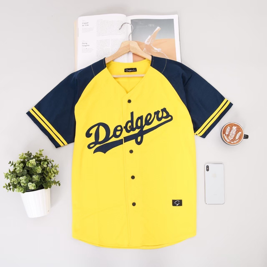 Jual Kaos jersey baseball dodgers Pnk hitam Unisex Premium COD - M - Kota  Bandung - Erlanggaelshop