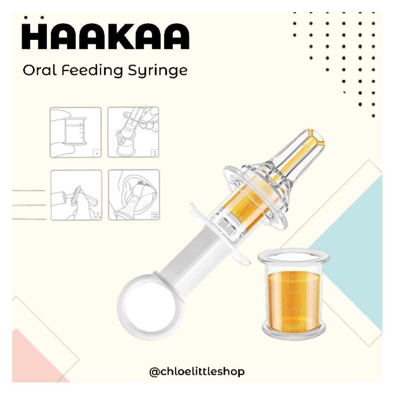 Jual Haakaa Oral Medicine Syringe Shopee Indonesia