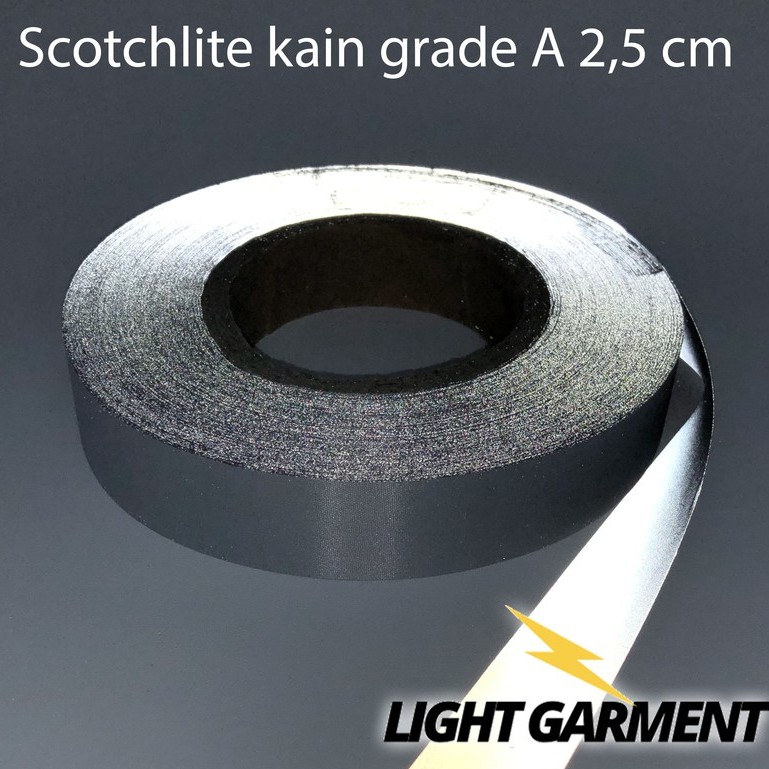 Jual Scotchlite skotlet scotlight GRADE A / Pita Pemantul Cahaya Kain ...