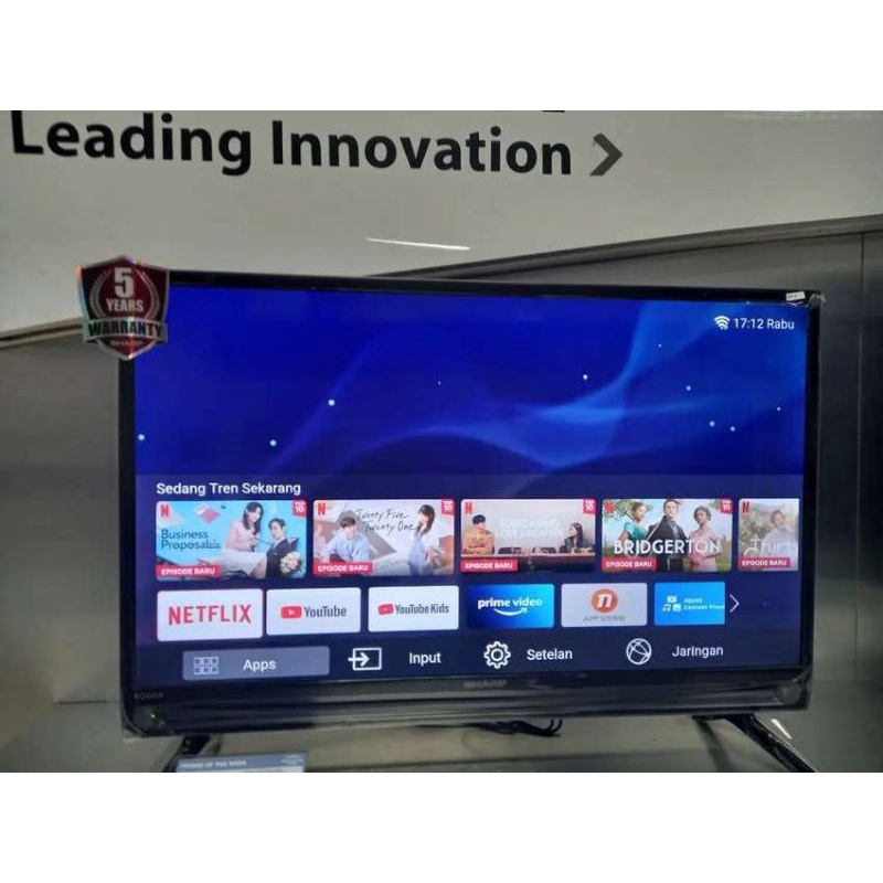 Jual Led Tv Sharp 32 Inch 2t C32df1i New 2022 Easy Smart Tv Shopee Indonesia 6060