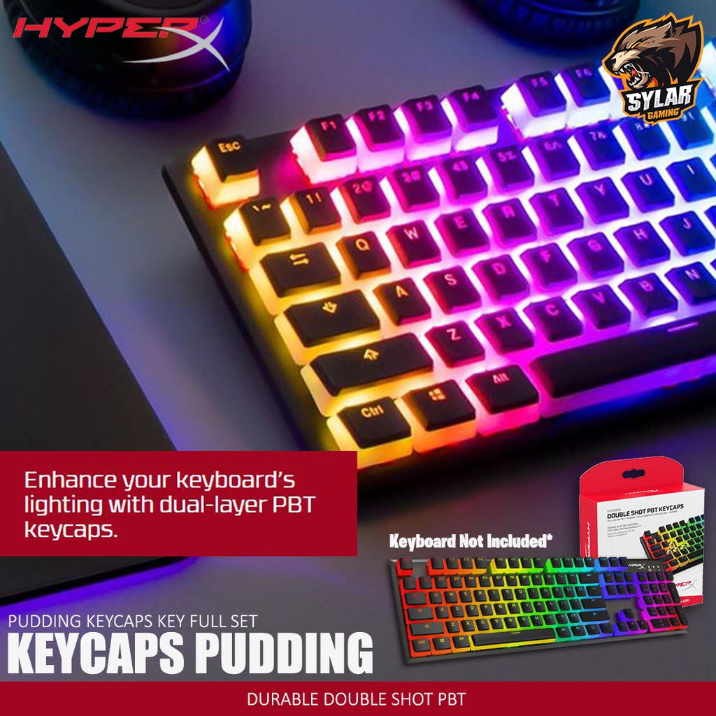 Jual HyperX Pudding Keycaps Double Shot PBT Keycap Set Shopee Indonesia