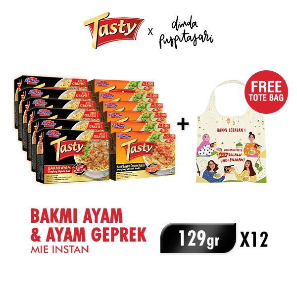 Jual Mie Sedaap Tasty X Dindaps Bakmi Ayam 6 X 129 Gr Ayam Geprek 6