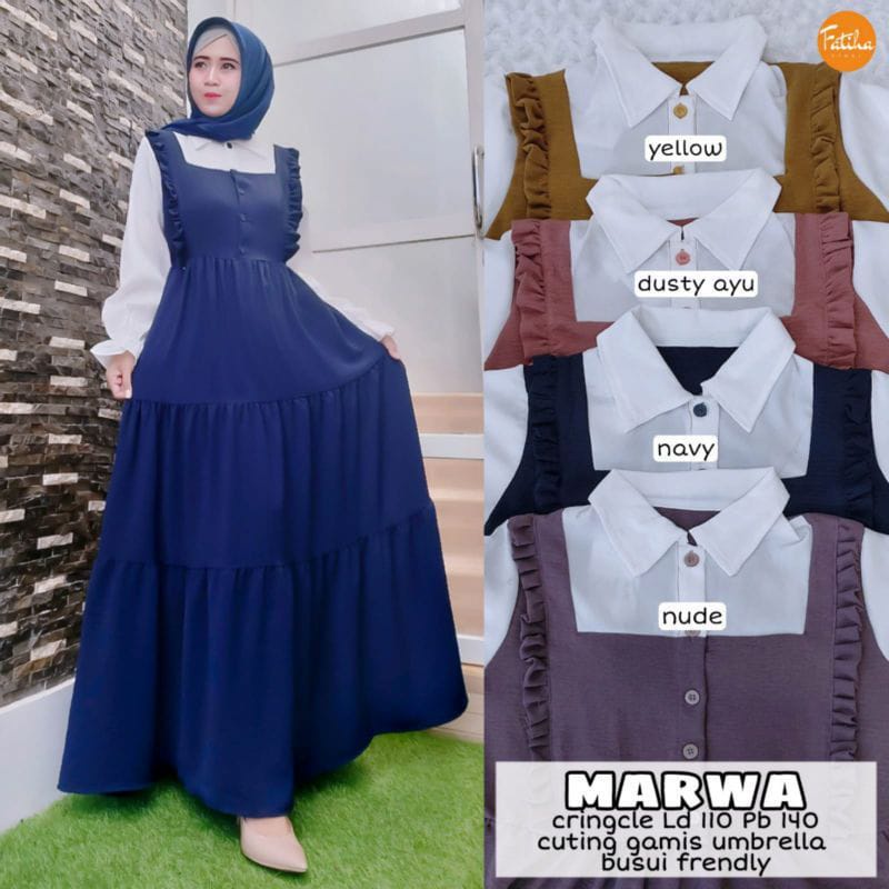 Jual GAMIS LIVY DRESS TRENDY MOSCREPE PREMIUM//Gamis terbaru termurah ...