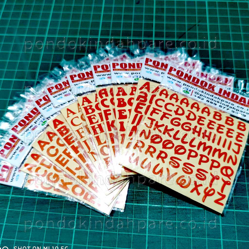 Jual Sticker Scothlight Cutting Huruf | Shopee Indonesia