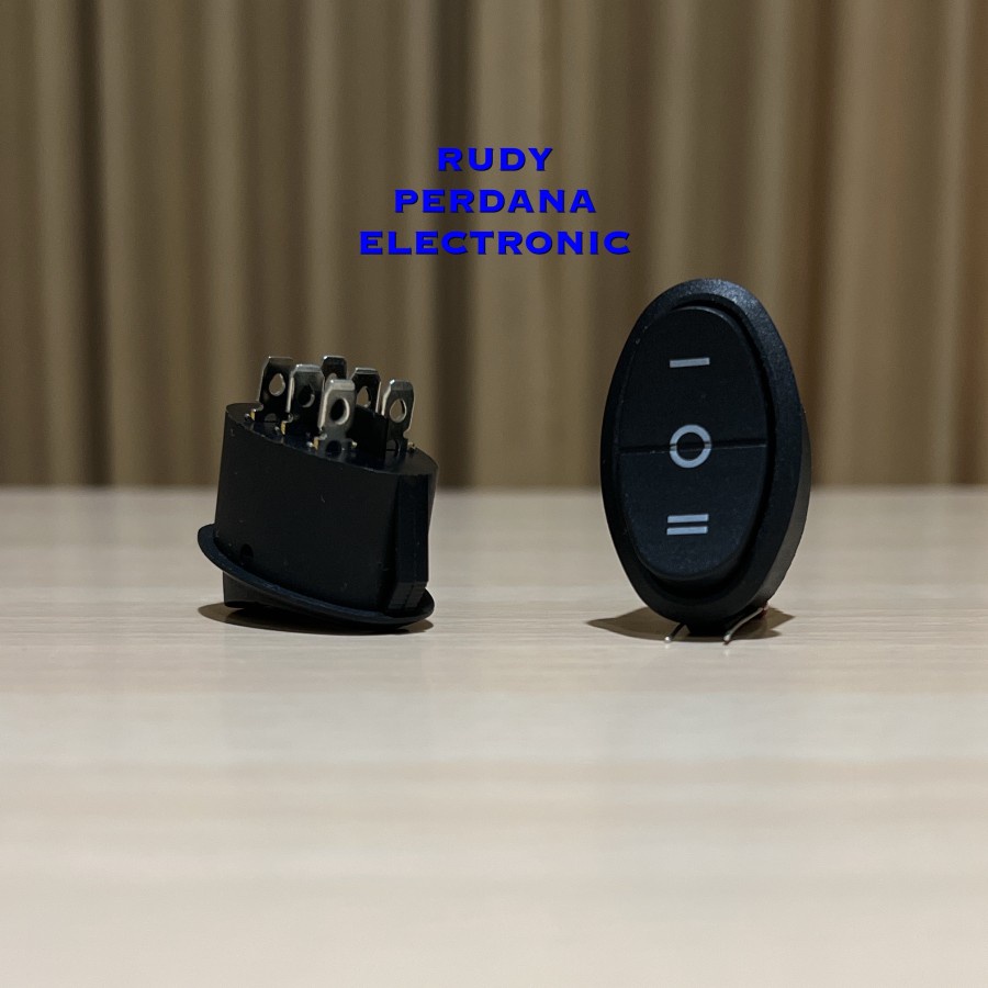 Jual SWITCH ROCKER SAKLAR ON OFF ON 6 PIN OVAL BESAR 16A 250V 20A 125V ...