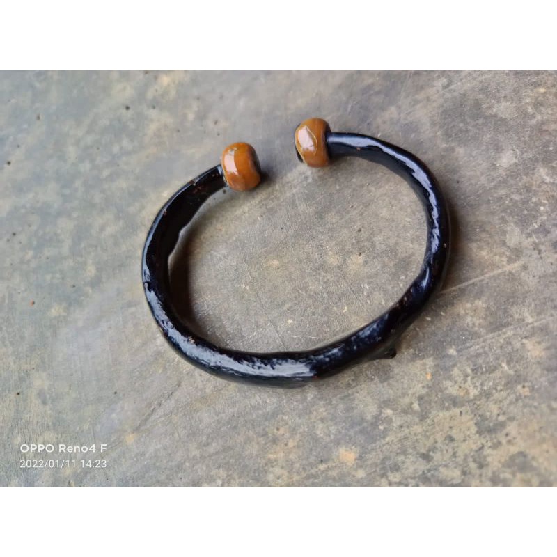 Jual Gelang Akar Bahar Hitam Kombinasi Bonggol Asli Shopee Indonesia