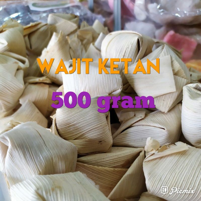 Jual Wajit Ketan Cililin 500gram (1/2kg)/wajik ketan gula merah kelapa ...