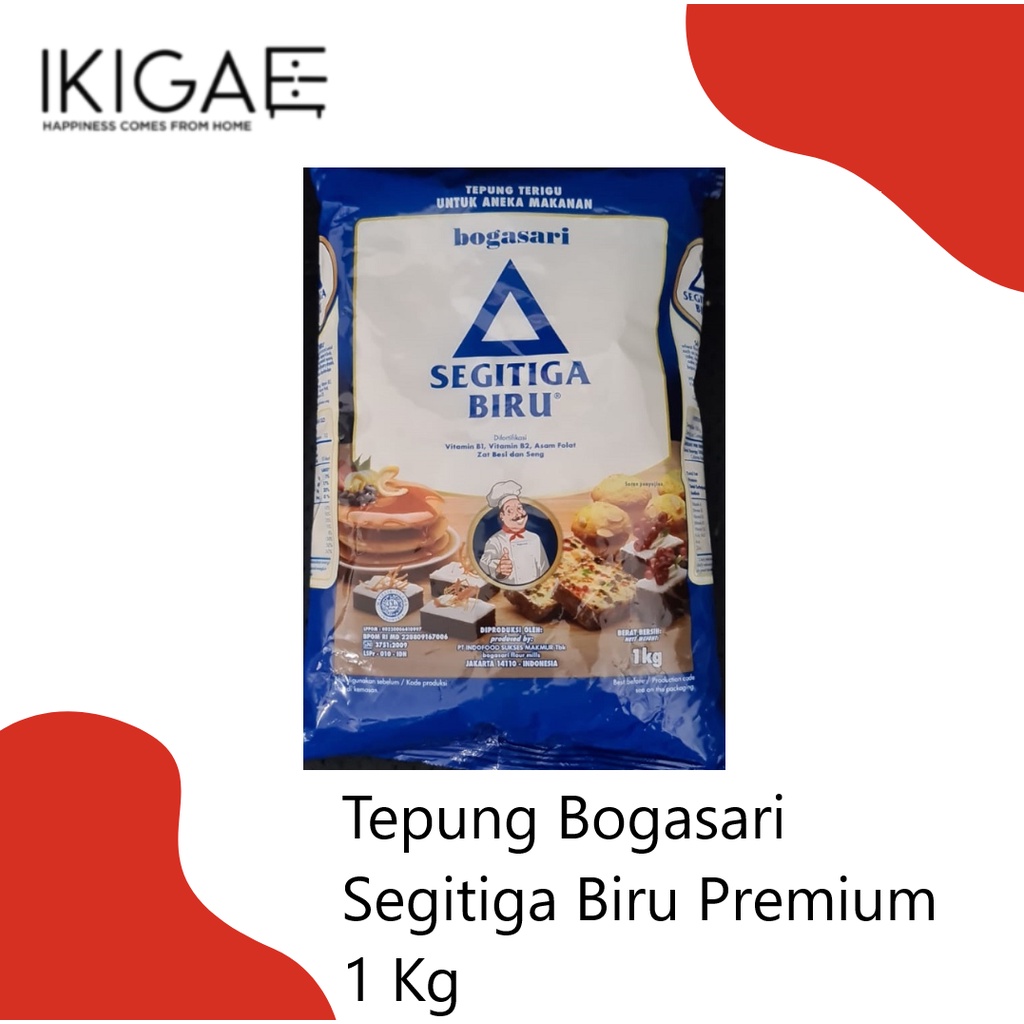 Jual Tepung Terigu Bogasari Segitiga Biru Cakra Kembar Lencana