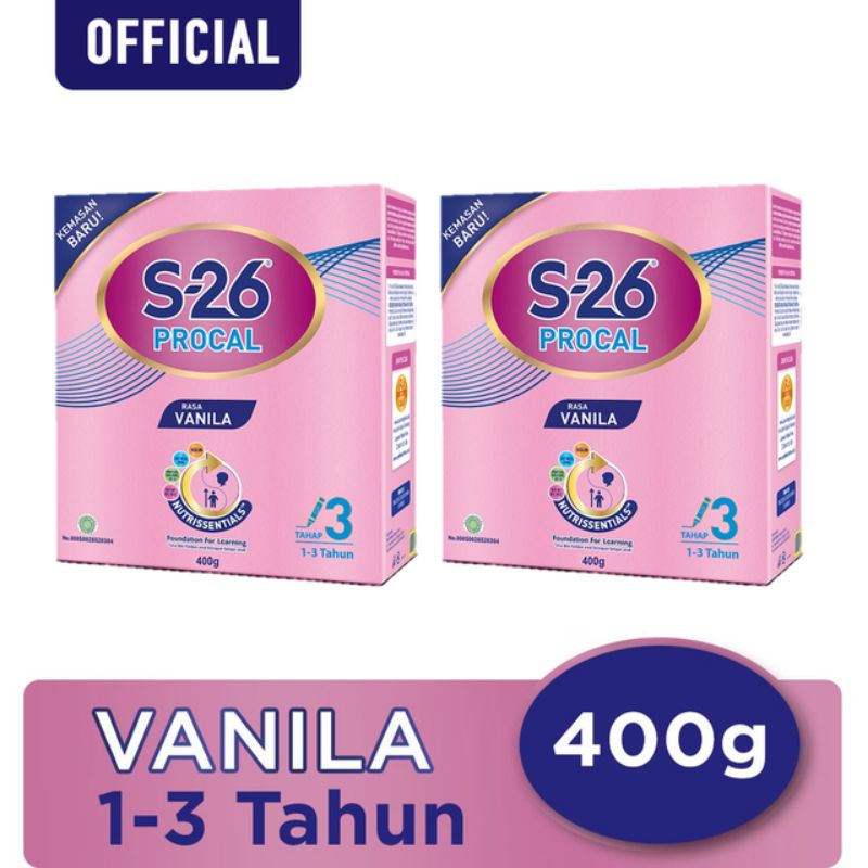 Jual susu formula s26 procal madu dan vanila 400gr | Shopee Indonesia