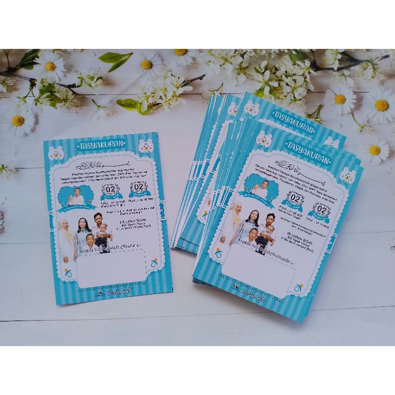 Jual Undangan Aqiqah || Undangan Tasyakuran | Shopee Indonesia