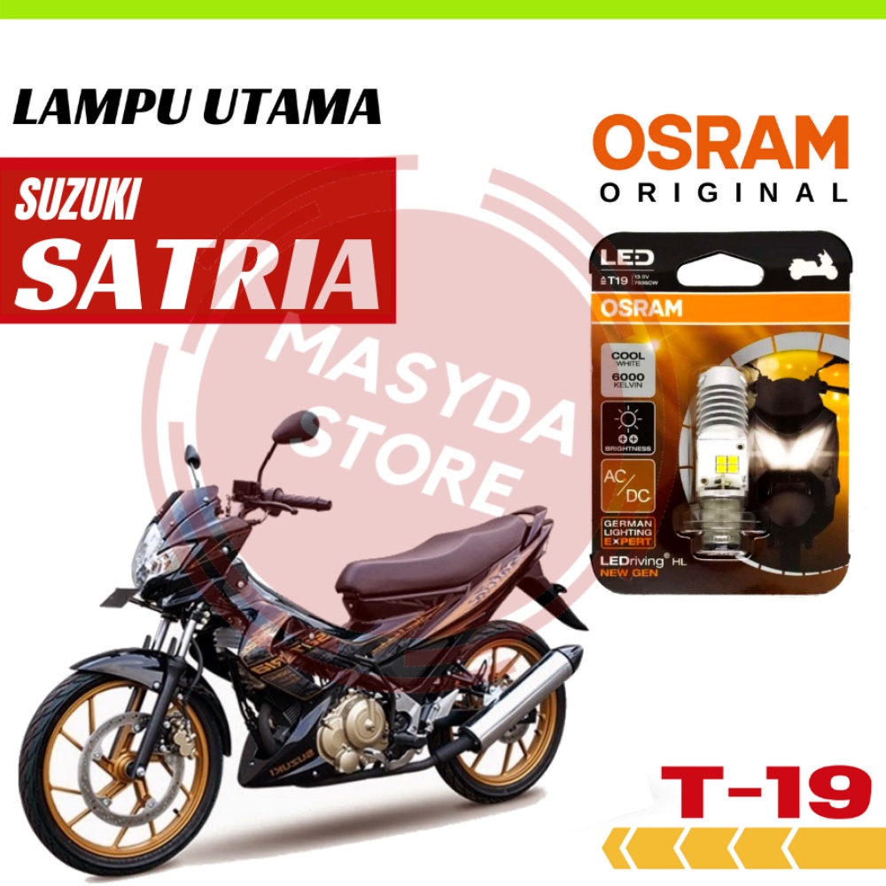 Jual Lampu LED Depan Osram Motor Satria FU 150 R H6 Kaki 1 ac/dc ...