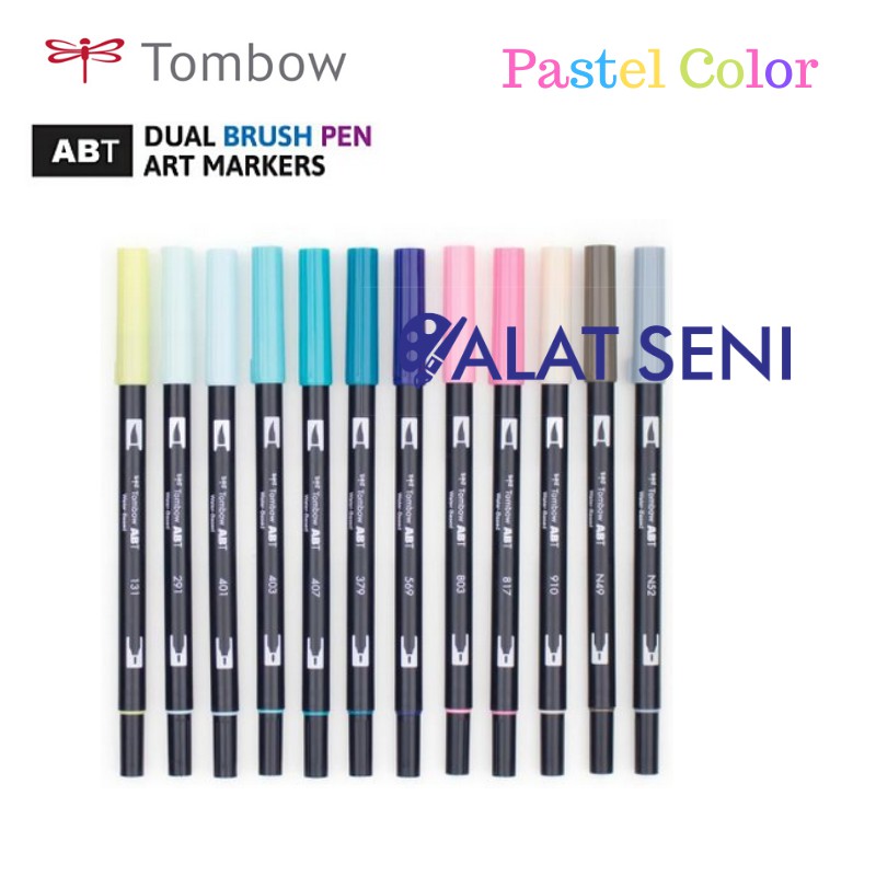 Tombow Dual Brush Pen Art Markers Pastel