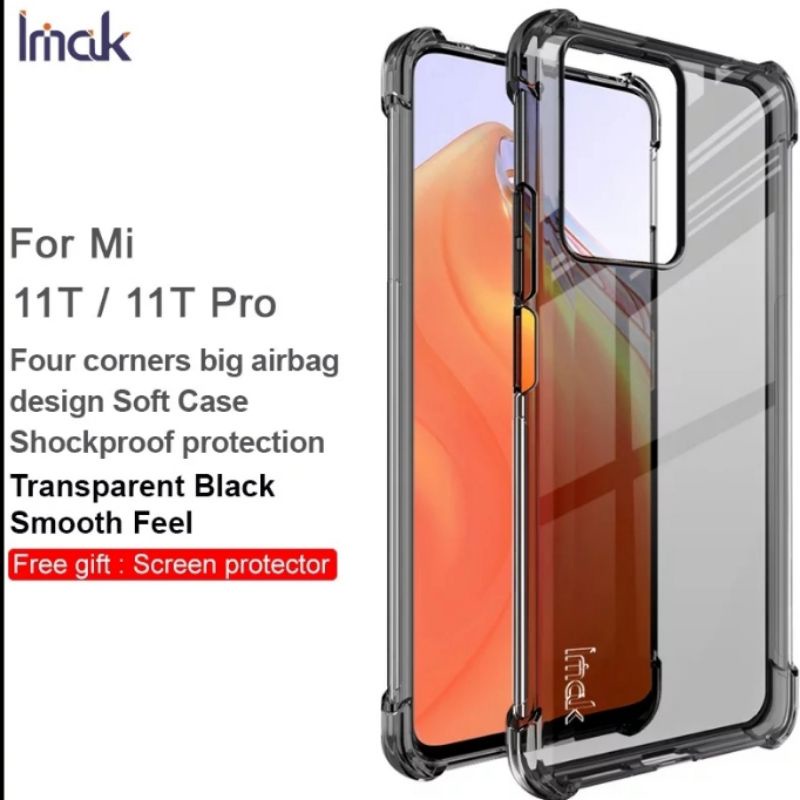 Jual CASE CASING IMAK XIAOMI MI11T / MI 11T PRO SHOCKPROOF SMOKE CLEAR ...