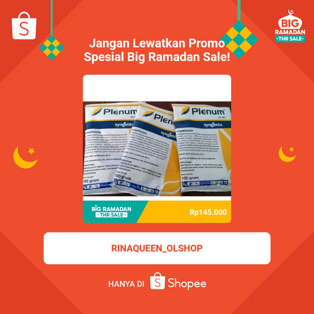 Jual OBAT I INSEKTISIDA I PLENUM 50WG 100 GRAM | Shopee Indonesia