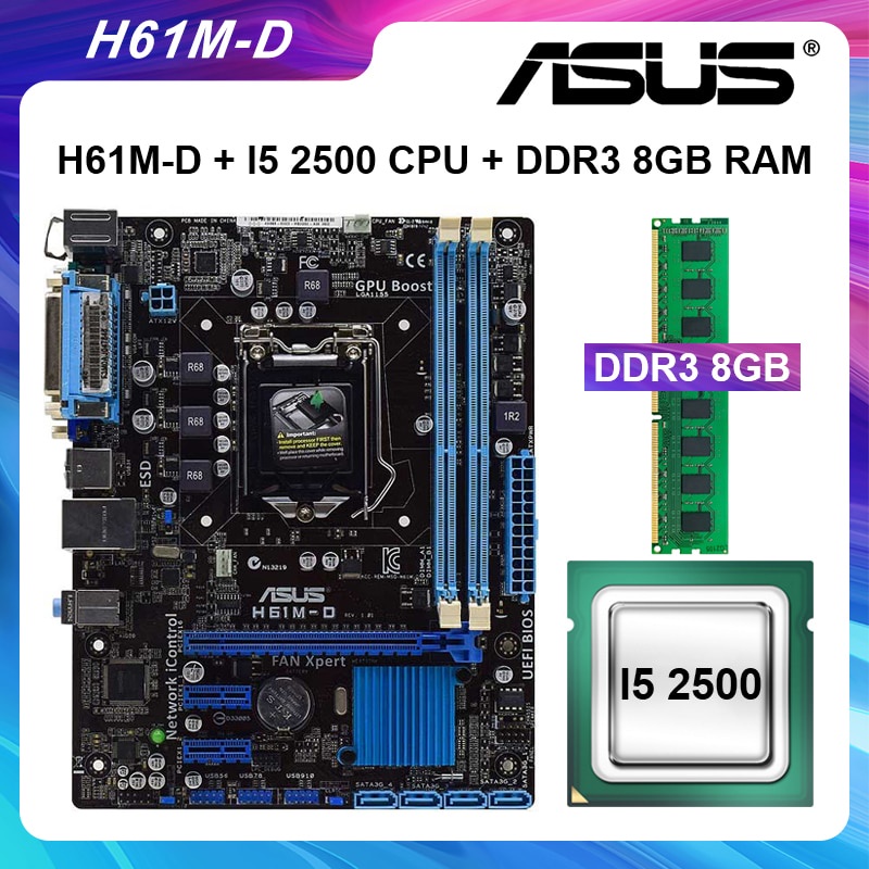 Jual PREORDER ASUS H61MD Motherboard 1155 Motherboard 1155 DDR3 With