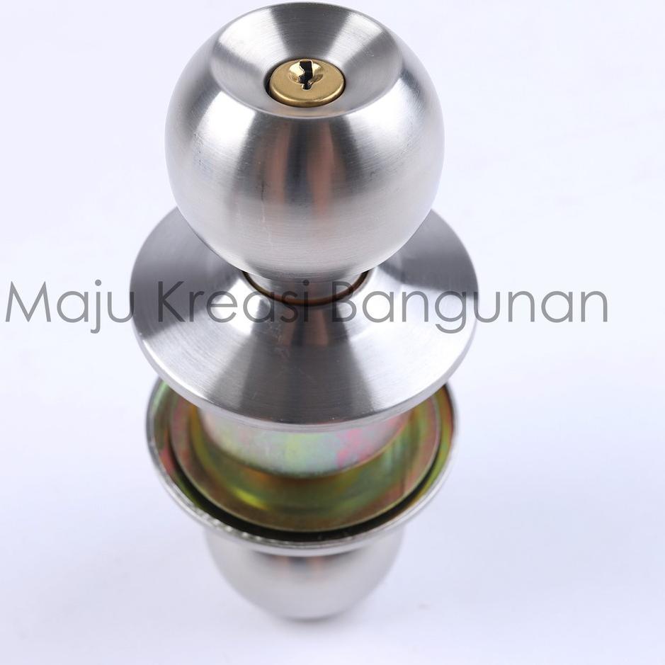 Jual Kunci Pintu Kamar Mandi Stainless Steel Handle Bulat Gagang Putar ...
