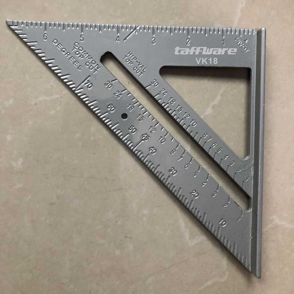 Jual Penggaris Siku Mistar Triangle Ruler Aluminium Penggaris Tukang