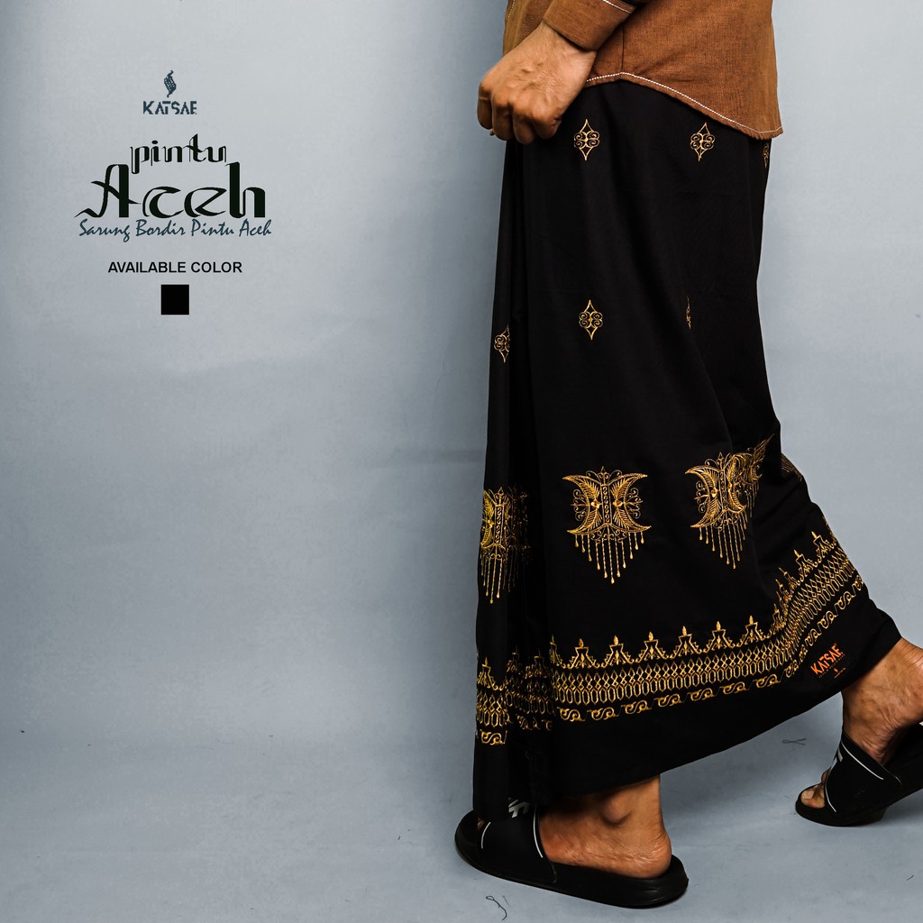 Jual Katsae - Sarung Bordir Pintu Aceh Motif Timbul Keren Sarung Sholat
