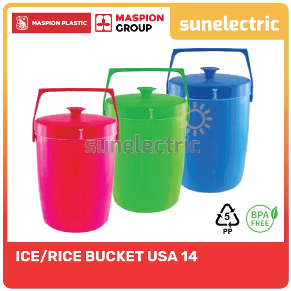 Jual Maspion PLA Ice / Rice Bucket USA Termos Panas / Dingin + Centong ...