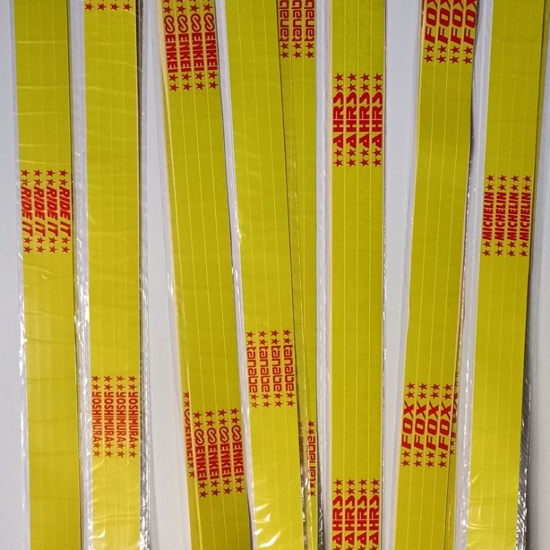 Jual Sticker List Velg Motor Kuning muda/Lemon | Shopee Indonesia
