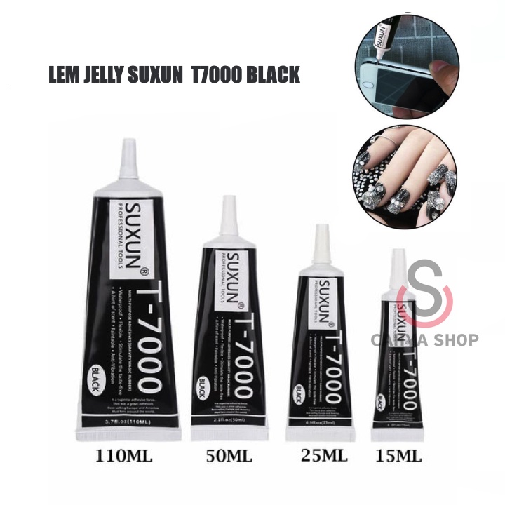 Jual Lem Jelly SUXUN T7000 BLACK 15ml 25ml 50ml 110ml Lem Touchscreen ...