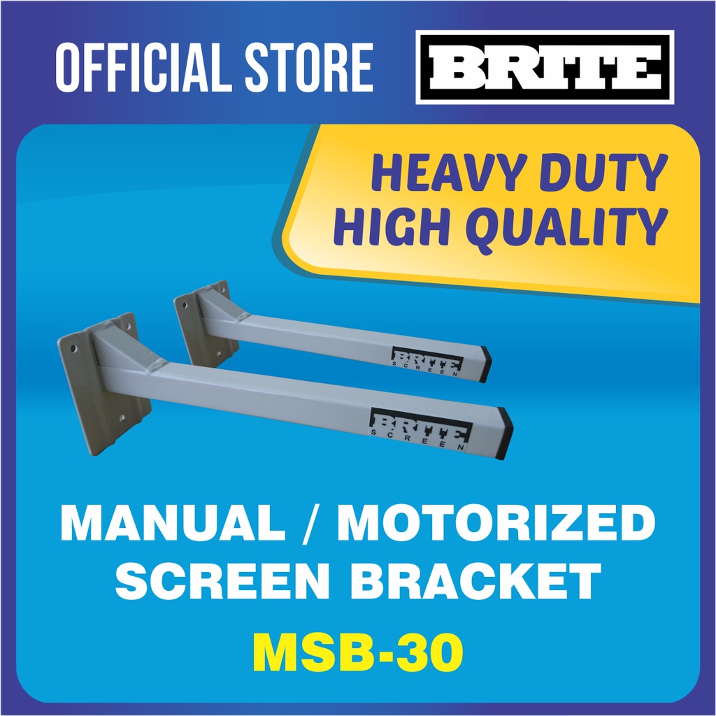 Jual Brite Bracket MSB - 30 BRITE MANUAL/MOTORIZED SCREEN BRACKET ...