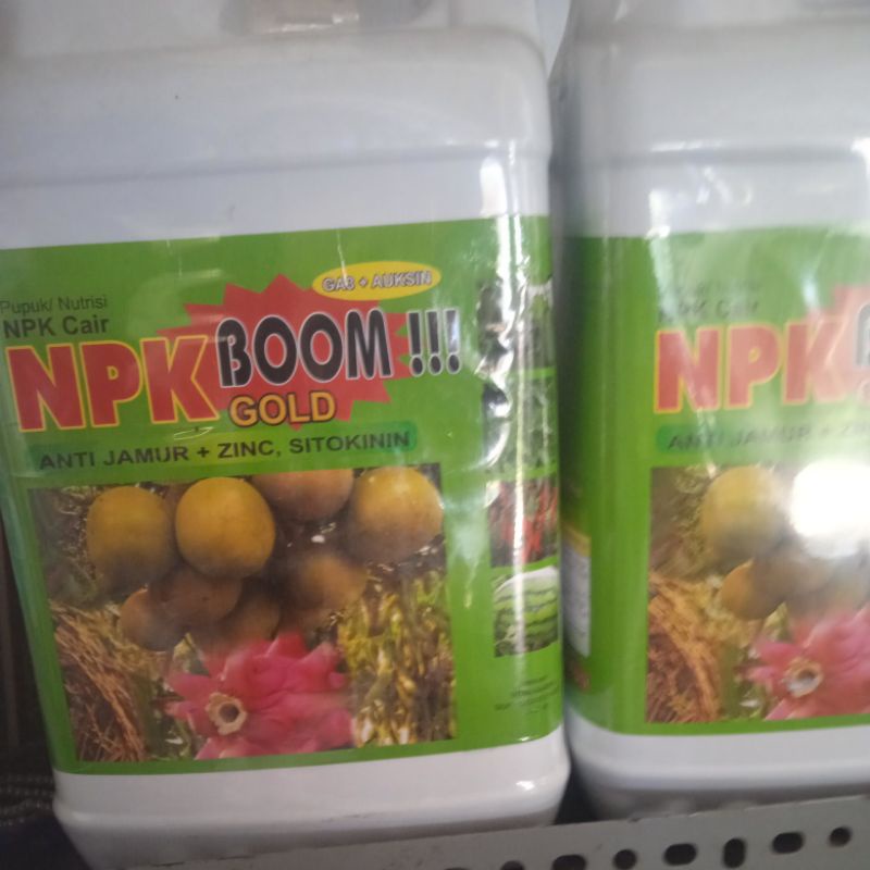 Jual NPk boom gold 5 liter | Shopee Indonesia