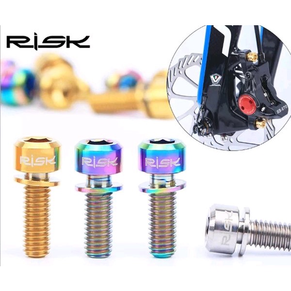thumbnail image 2 of Rainbow Bike Mountain Bike Bicycle Disc Brake Calipers Banjo Bolt Screw M6 X 1.0 For Crossbow Bolts 2 of 9