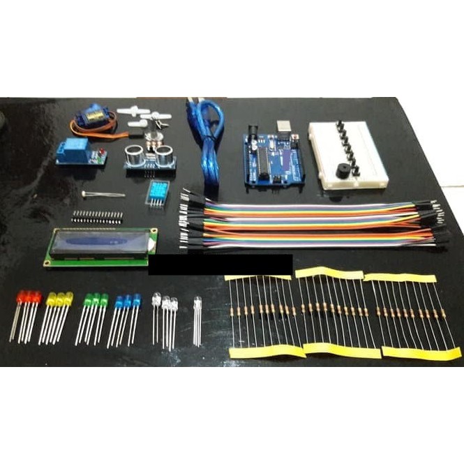 Jual PAKET KHUSUS PEMULA Starter Kit Arduino - UNO R3 Compatible DIP ...