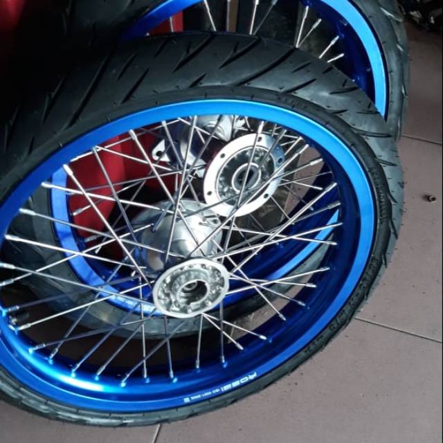 Jual VELG SET BAN SET SEMI CACING KLX150L,BF DTRACKER | Shopee Indonesia