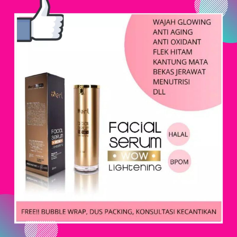 Jual Facial Serum B Erl Cosmetic Serum Wajah Skin Care Penghilang Bekas