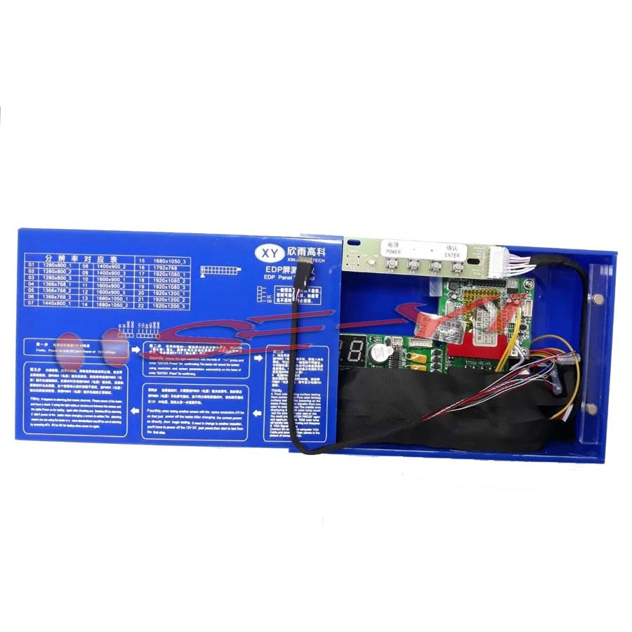 Jual LED LCD SCREEN TESTER BOX 30PIN BLUE EDP | Shopee Indonesia
