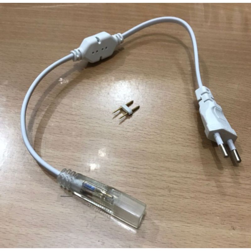 Jual Adaptor LED Strip 5050 Waterproof / Kabel Colokan Socket Soket ...