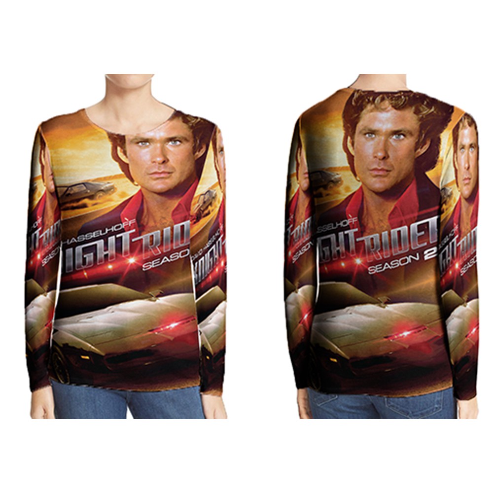 Kitt Supercar Maglietta Uomo Knight Rider KITT Con Pannello Di Controllo - Divertente Tema Anni '80, David Hasselhoff The Knight Witch