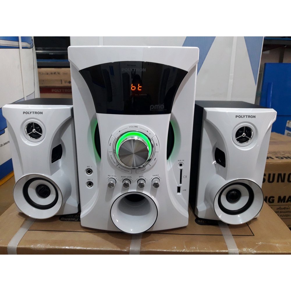 Jual TERBAIK SPEAKER AKTIF POLYTRON PMA 9525 Speaker Bluetooth/USB/AUX ...