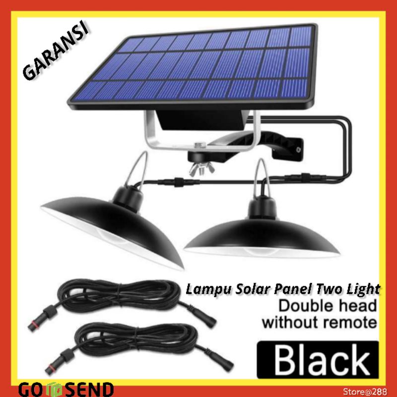 Jual Lampu Taman Tenaga Surya Solar Cell Panel Matahari Gantung Bohlam ...