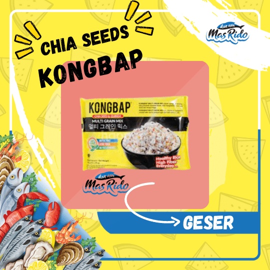 Jual Kongbap Rice Multigrain Mix Chia Seed Quinoa Campuran Untuk Beras ...