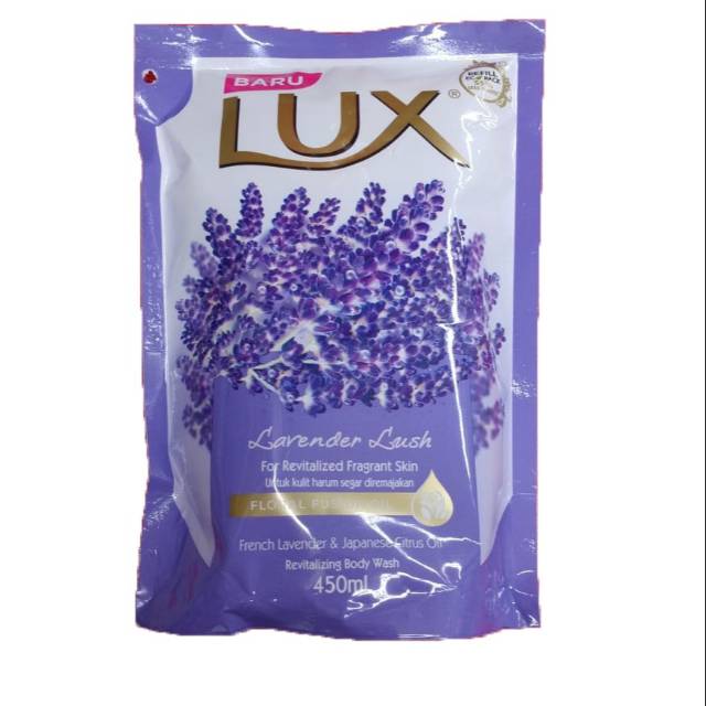 Jual LUX Body Wash Lavender Lush [450 mL] Shopee Indonesia