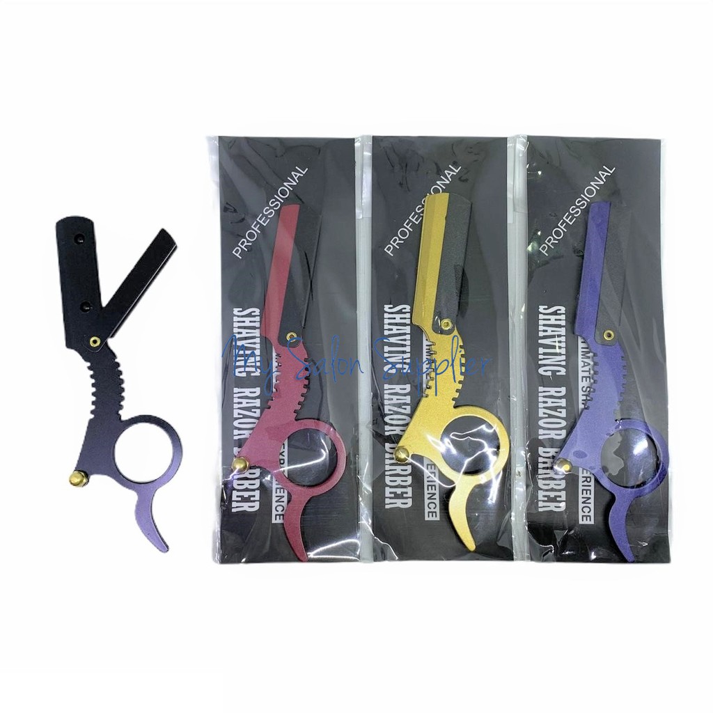 Jual Tangkai Razor Barber JARI / Pisau Cukur Lipat | Shopee Indonesia